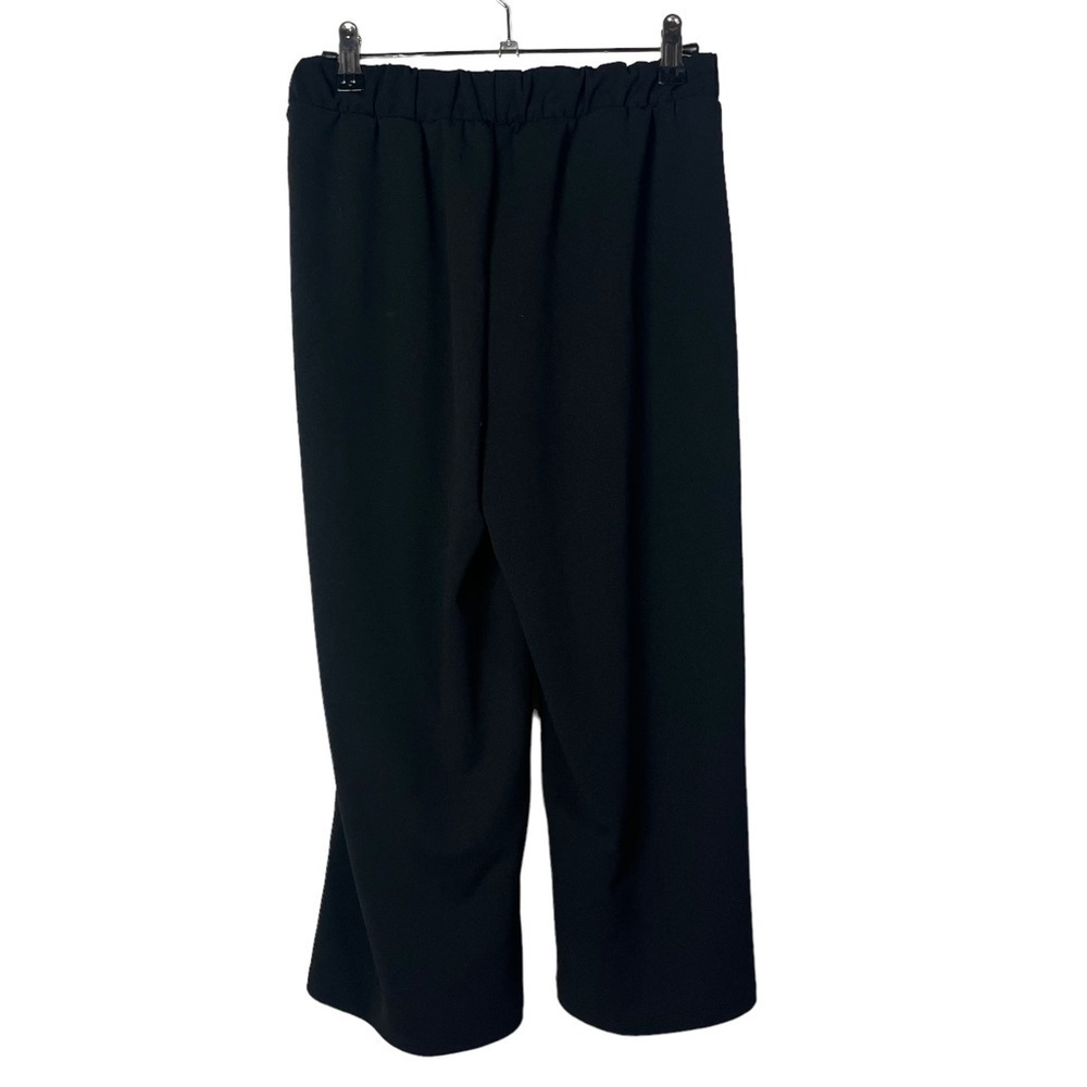 ASOS Black Cropped Wide Leg Culotte Pants‎ 4